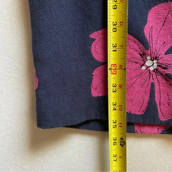 Lela Rose Floral Print Jacquard Cotton Tunic Dress size 8 - Picture 11 of 12